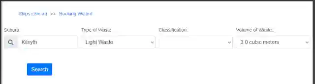 skips.com.au's Waste Wizard needs just 3 pieces of information to give you a short list of skip bin services