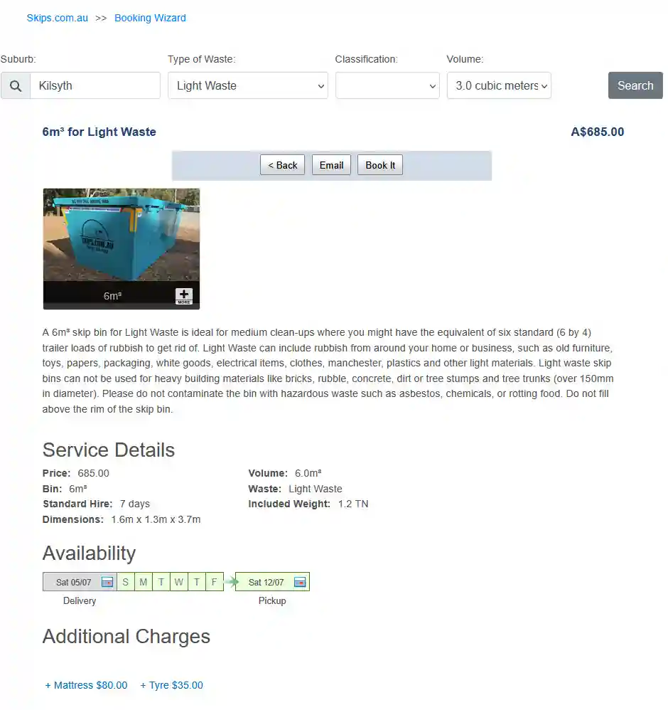 skips.com.au believes that it is important to keep customers informed with all the details of their skip bin services