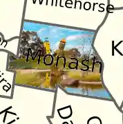 Monash Map Graphic