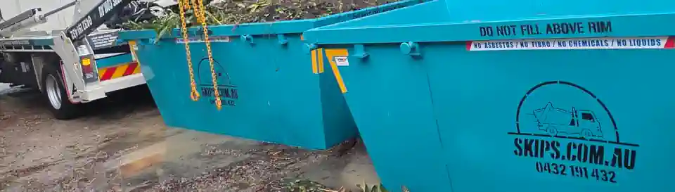 Skip Bins Rowville full of Green Waste