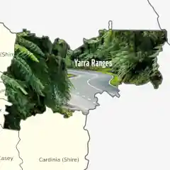 Skip Bin Hire Delivery Road through the Yarra Ranges